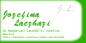 jozefina laczhazi business card
